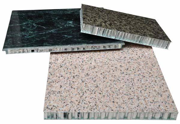 Stone veneer honeycomb panel